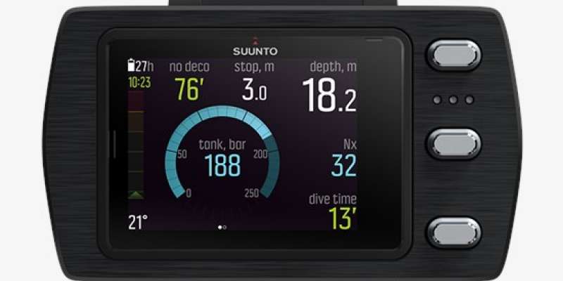 Eon steel black búvárkomputer